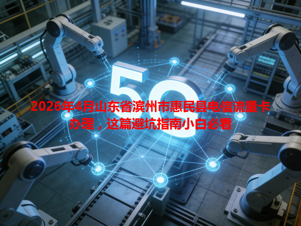 2026年4月山东省滨州市惠民县电信流量卡办理，这篇避坑指南小白必看