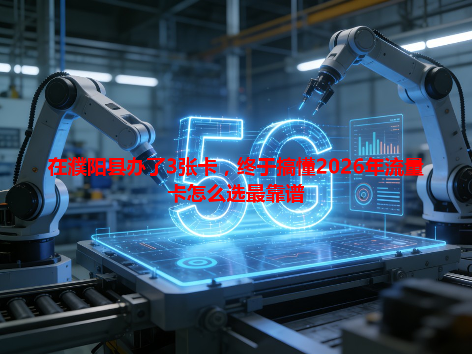 在濮阳县办了3张卡，终于搞懂2026年流量卡怎么选最靠谱