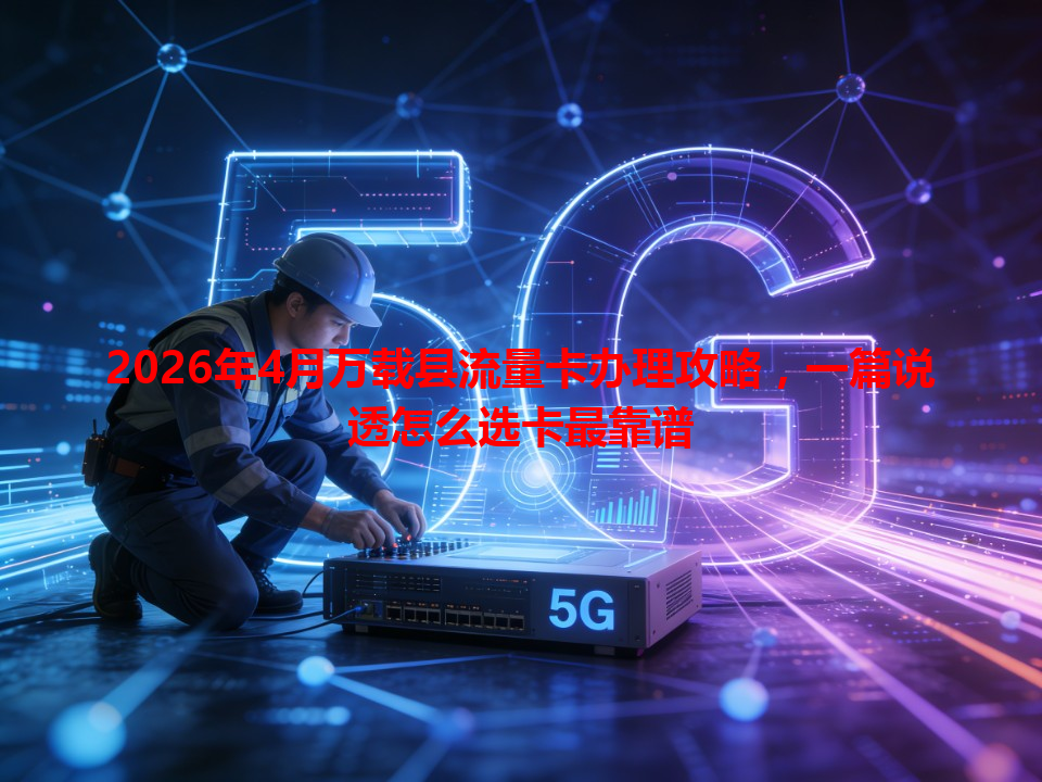 2026年4月万载县流量卡办理攻略，一篇说透怎么选卡最靠谱