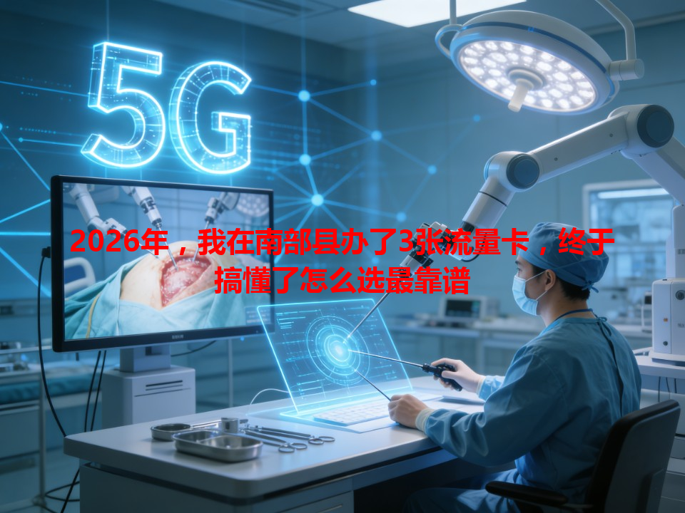 2026年，我在南部县办了3张流量卡，终于搞懂了怎么选最靠谱