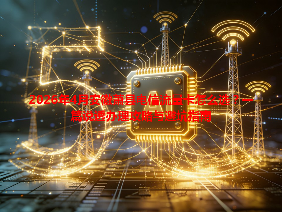 2026年4月安徽萧县电信流量卡怎么选？一篇说透办理攻略与避坑指南