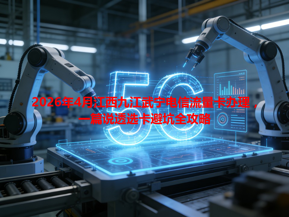 2026年4月江西九江武宁电信流量卡办理，一篇说透选卡避坑全攻略