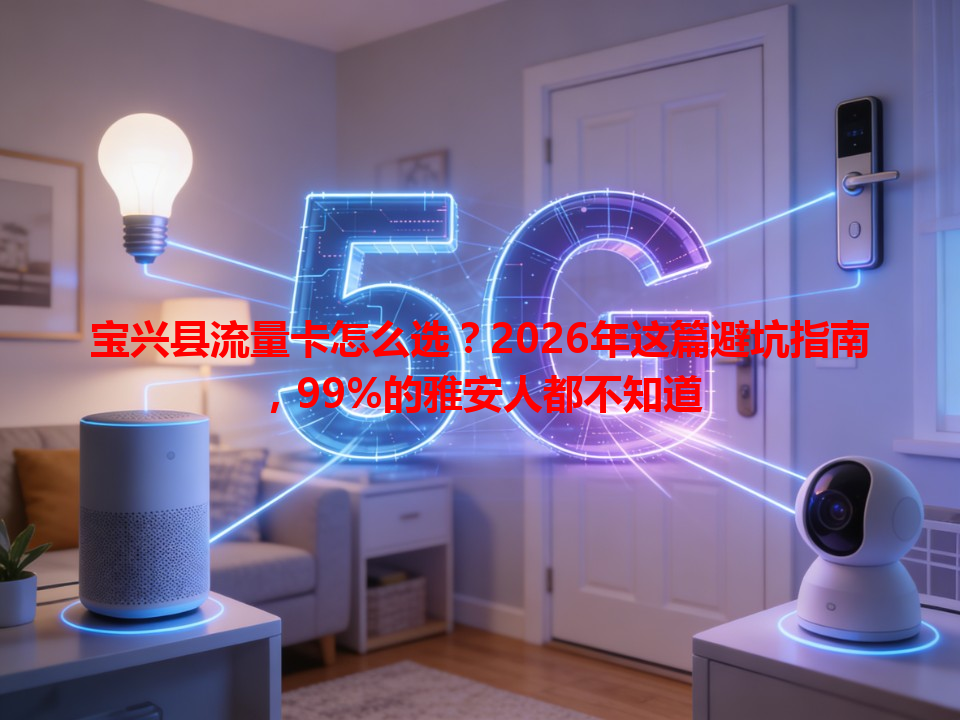 宝兴县流量卡怎么选？2026年这篇避坑指南，99%的雅安人都不知道