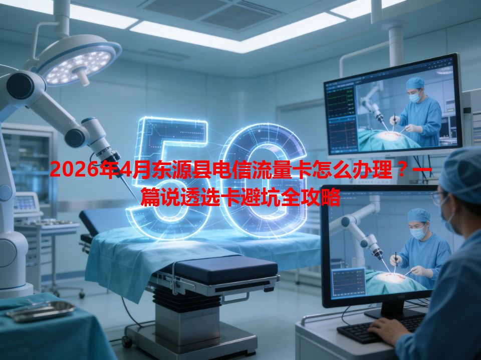 2026年4月东源县电信流量卡怎么办理？一篇说透选卡避坑全攻略