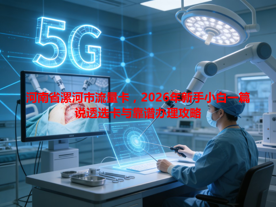 河南省漯河市流量卡，2026年新手小白一篇说透选卡与靠谱办理攻略