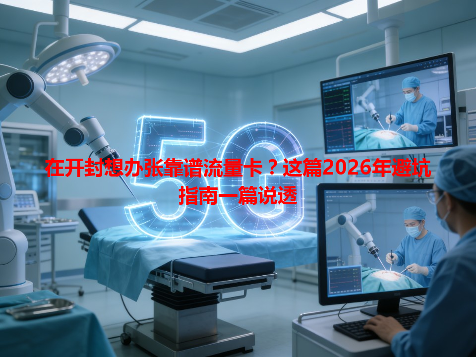 在开封想办张靠谱流量卡？这篇2026年避坑指南一篇说透
