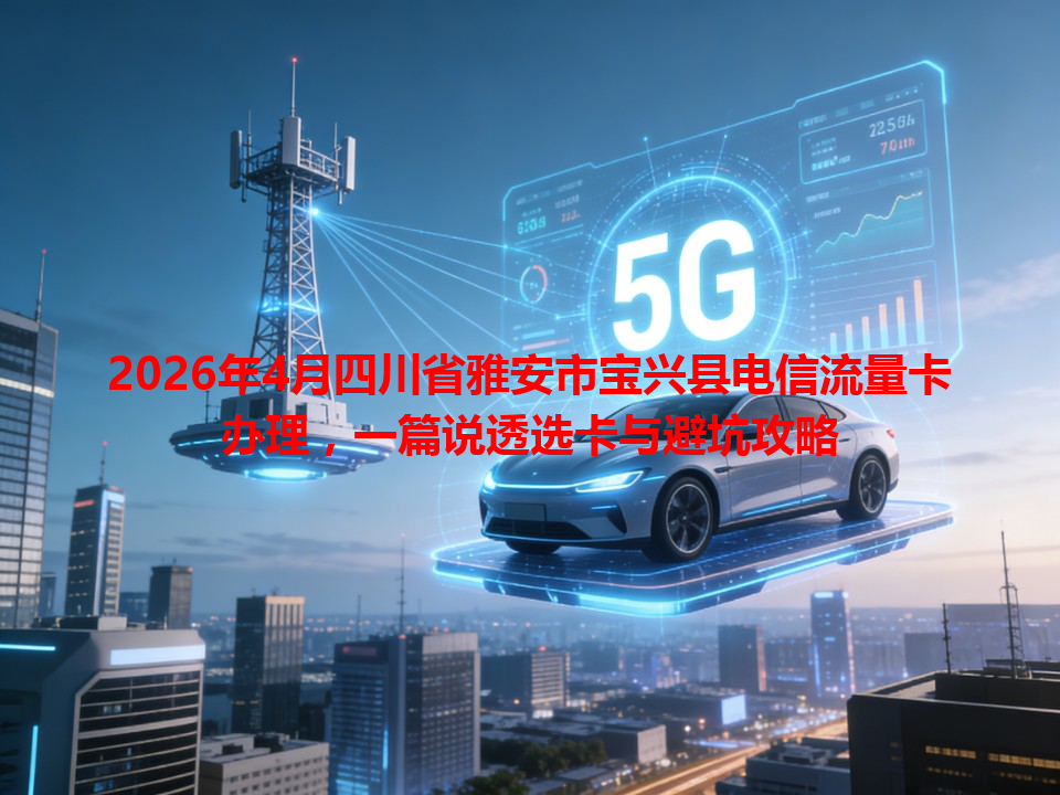 2026年4月四川省雅安市宝兴县电信流量卡办理，一篇说透选卡与避坑攻略