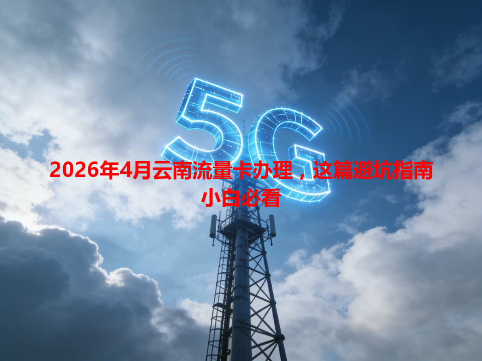 2026年4月云南流量卡办理，这篇避坑指南小白必看