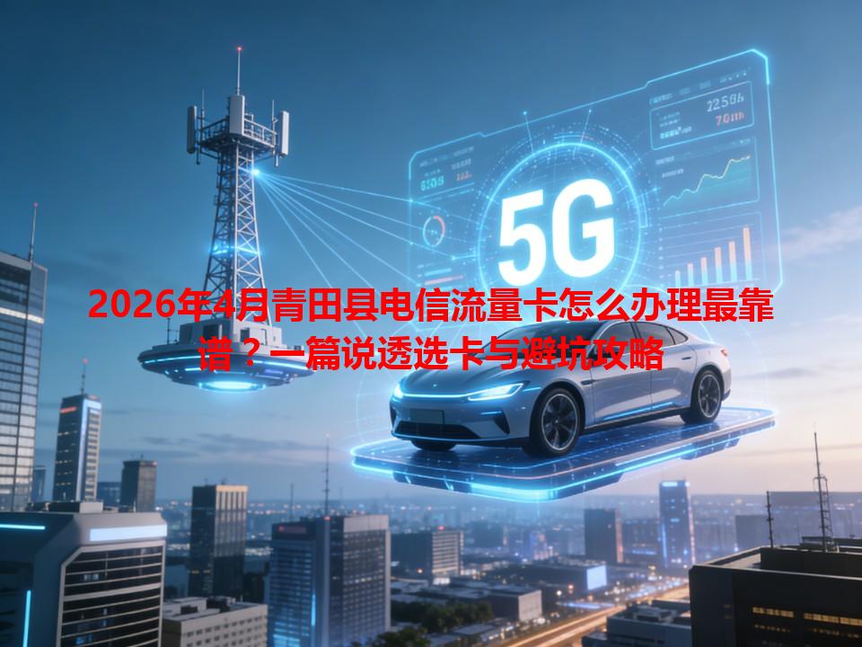 2026年4月青田县电信流量卡怎么办理最靠谱？一篇说透选卡与避坑攻略
