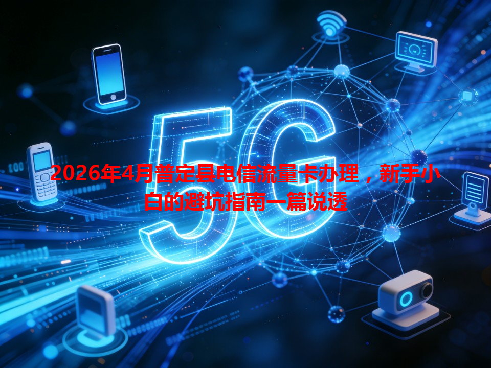 2026年4月普定县电信流量卡办理，新手小白的避坑指南一篇说透
