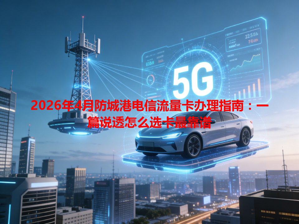 2026年4月防城港电信流量卡办理指南：一篇说透怎么选卡最靠谱