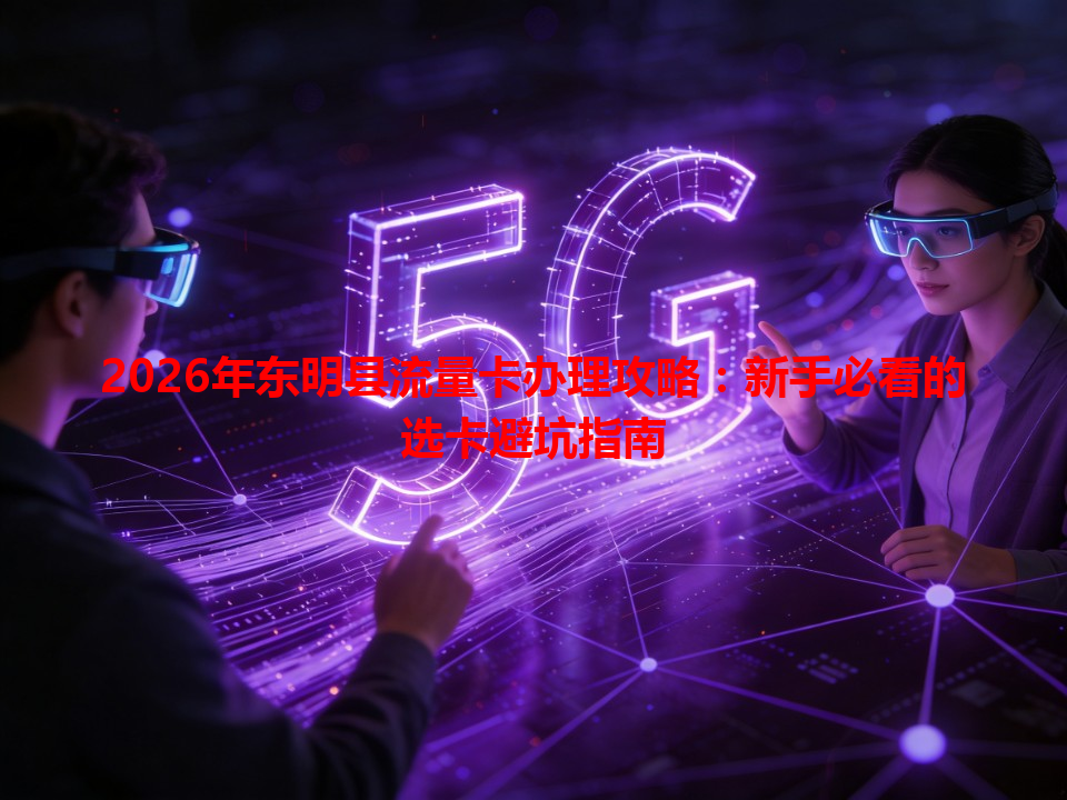 2026年东明县流量卡办理攻略：新手必看的选卡避坑指南