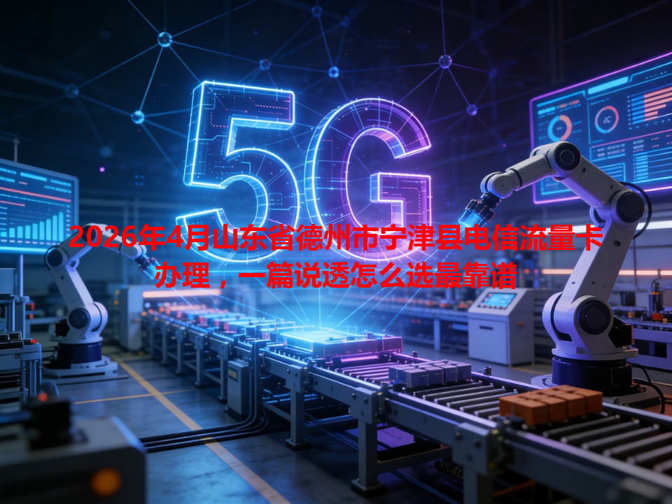 2026年4月山东省德州市宁津县电信流量卡办理，一篇说透怎么选最靠谱