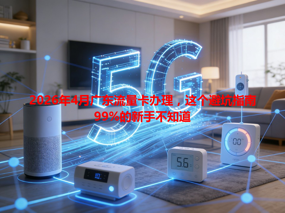 2026年4月广东流量卡办理，这个避坑指南99%的新手不知道