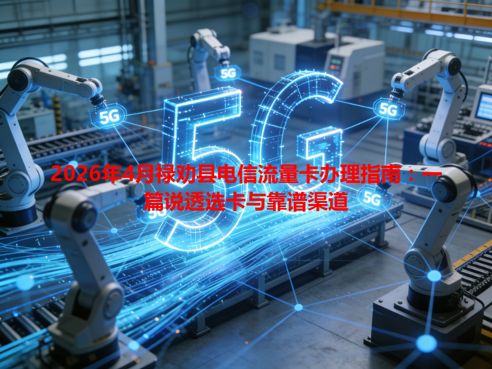 2026年4月禄劝县电信流量卡办理指南：一篇说透选卡与靠谱渠道