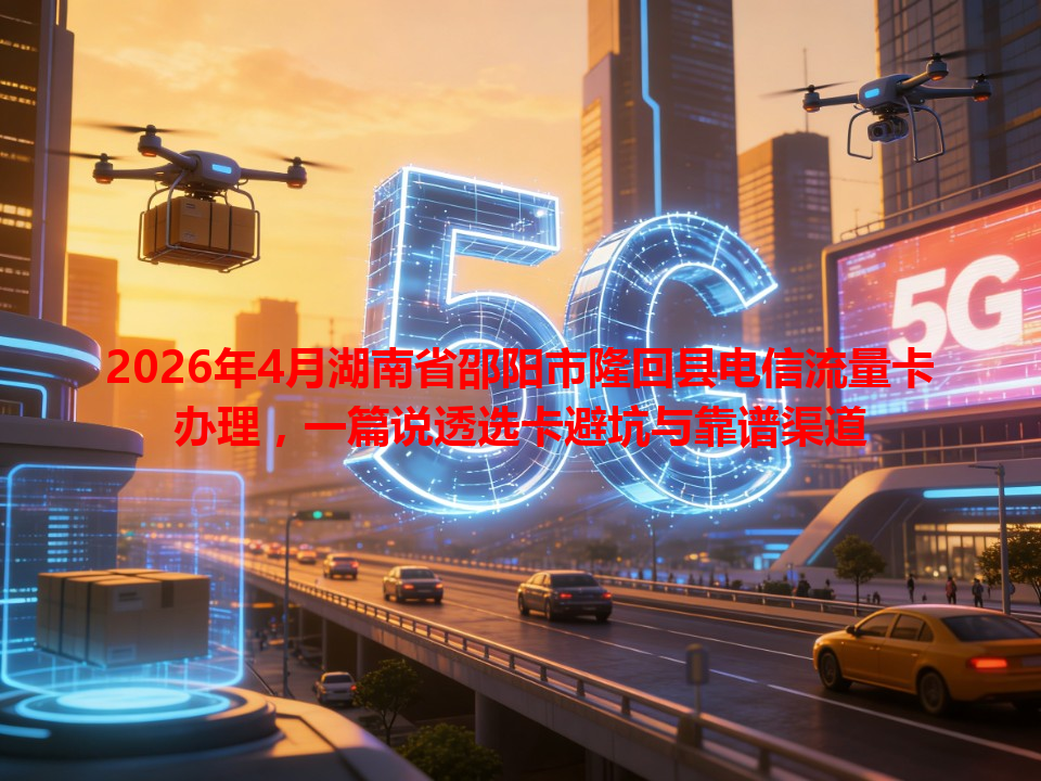2026年4月湖南省邵阳市隆回县电信流量卡办理，一篇说透选卡避坑与靠谱渠道