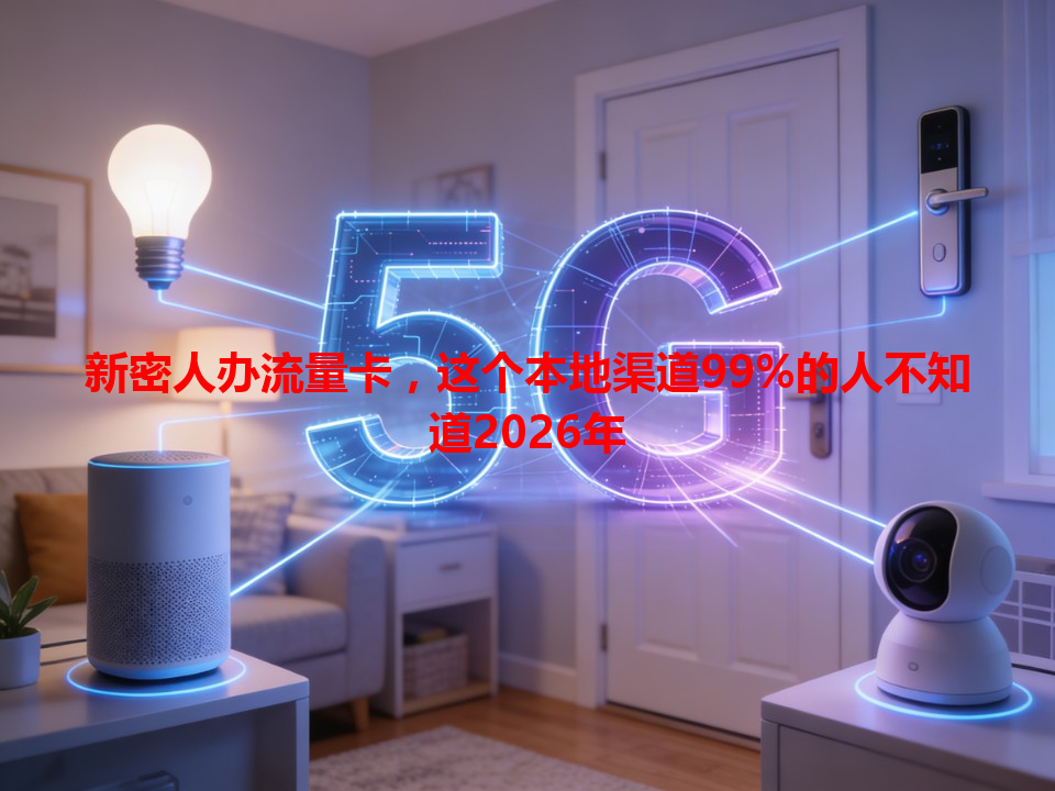 新密人办流量卡，这个本地渠道99%的人不知道2026年