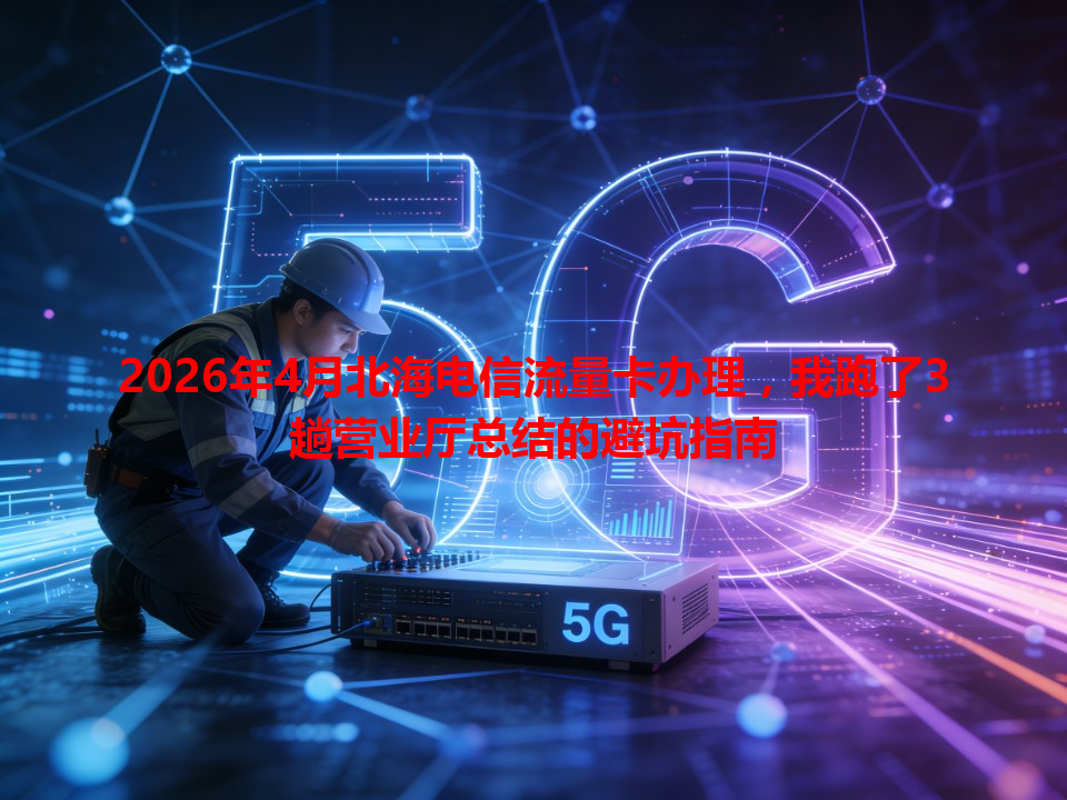 2026年4月北海电信流量卡办理，我跑了3趟营业厅总结的避坑指南