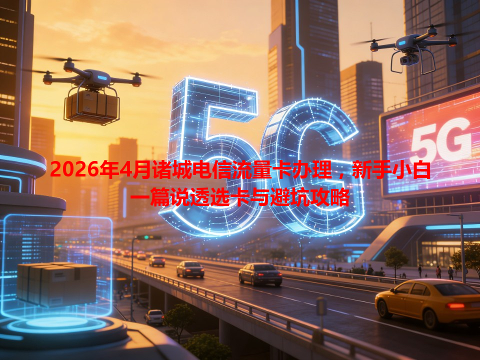2026年4月诸城电信流量卡办理，新手小白一篇说透选卡与避坑攻略