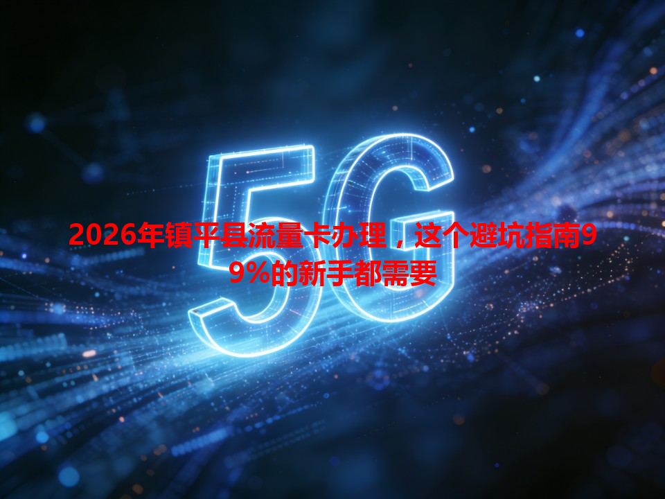2026年镇平县流量卡办理，这个避坑指南99%的新手都需要