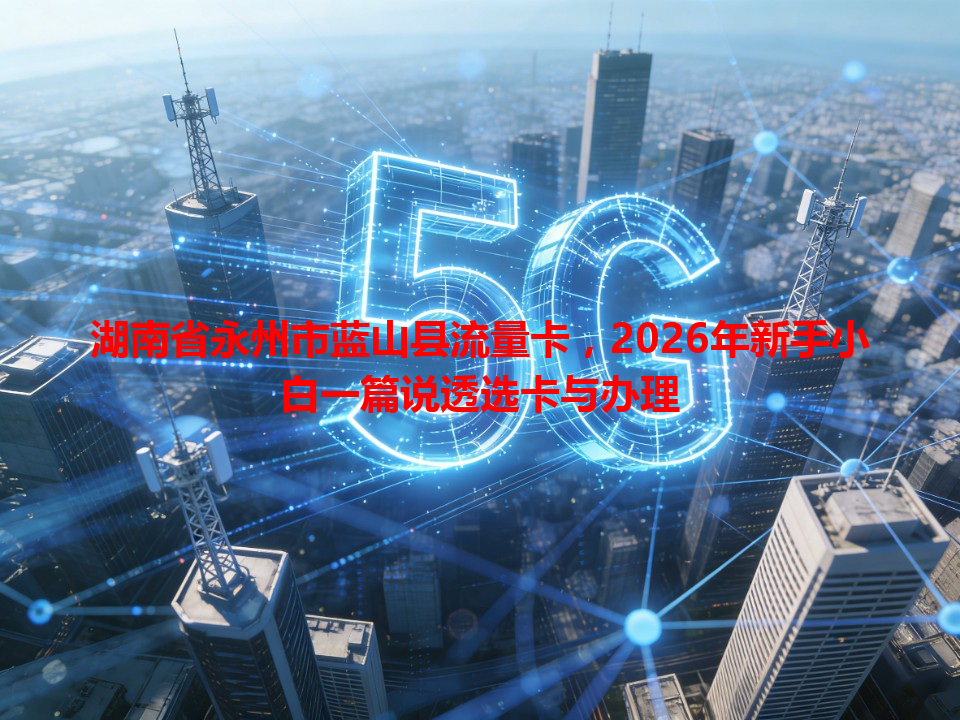 湖南省永州市蓝山县流量卡，2026年新手小白一篇说透选卡与办理