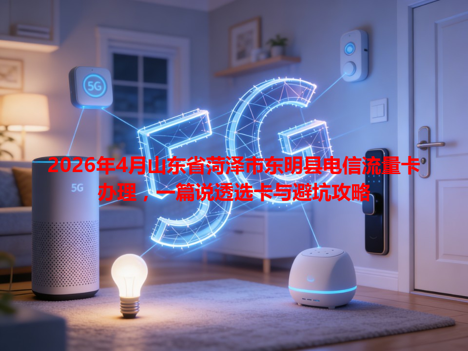 2026年4月山东省菏泽市东明县电信流量卡办理，一篇说透选卡与避坑攻略