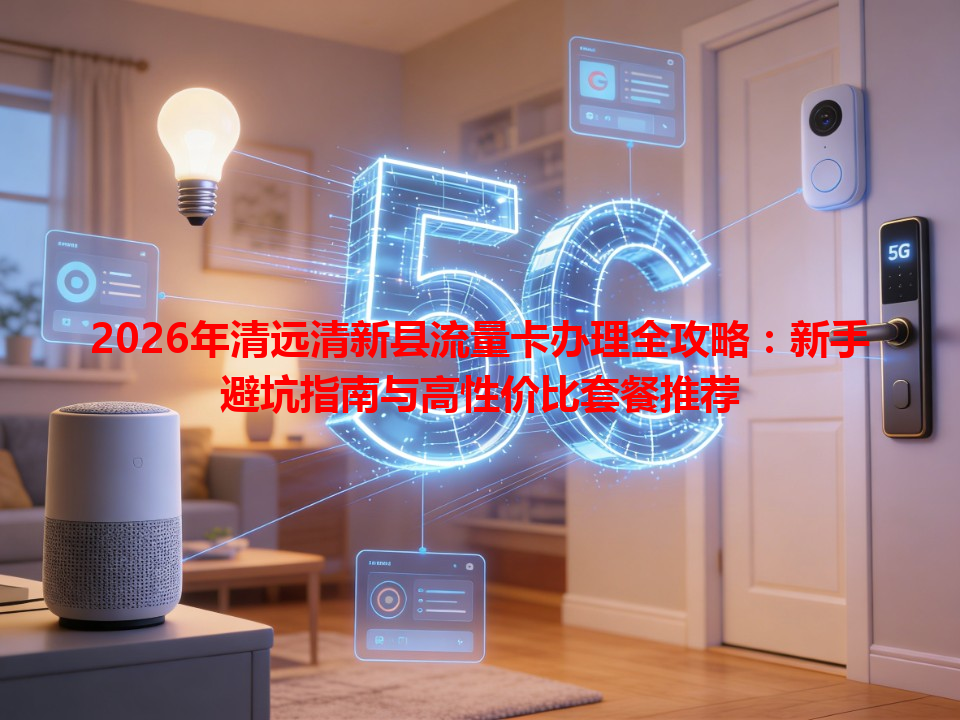 2026年清远清新县流量卡办理全攻略：新手避坑指南与高性价比套餐推荐