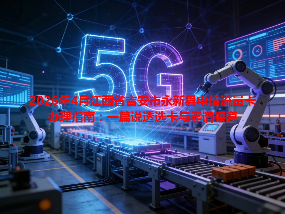 2026年4月江西省吉安市永新县电信流量卡办理指南：一篇说透选卡与靠谱渠道