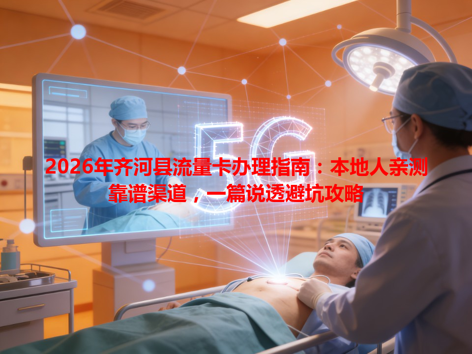 2026年齐河县流量卡办理指南：本地人亲测靠谱渠道，一篇说透避坑攻略
