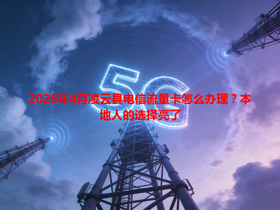 2026年4月凌云县电信流量卡怎么办理？本地人的选择亮了