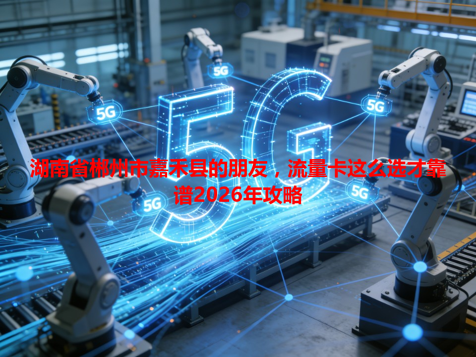 湖南省郴州市嘉禾县的朋友，流量卡这么选才靠谱2026年攻略