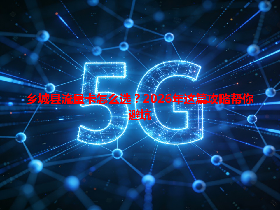 乡城县流量卡怎么选？2026年这篇攻略帮你避坑