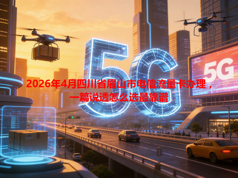 2026年4月四川省眉山市电信流量卡办理，一篇说透怎么选最靠谱