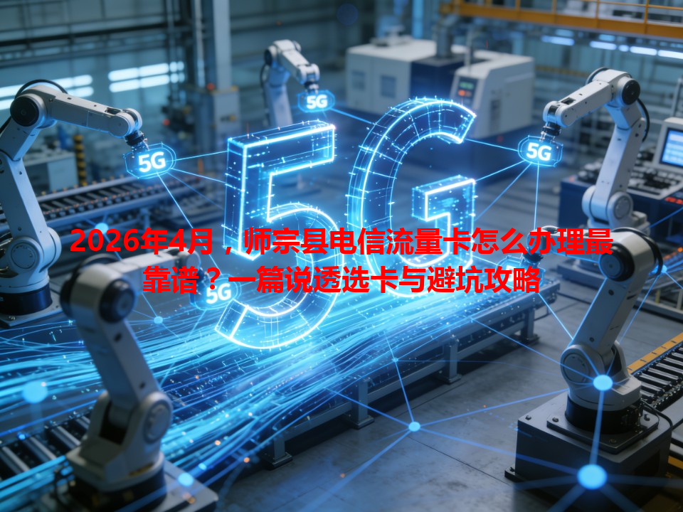 2026年4月，师宗县电信流量卡怎么办理最靠谱？一篇说透选卡与避坑攻略