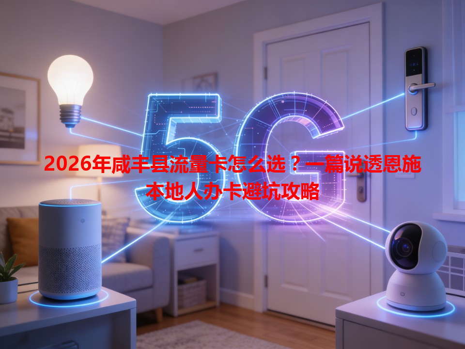 2026年咸丰县流量卡怎么选？一篇说透恩施本地人办卡避坑攻略
