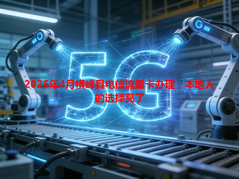 2026年4月横峰县电信流量卡办理，本地人的选择亮了