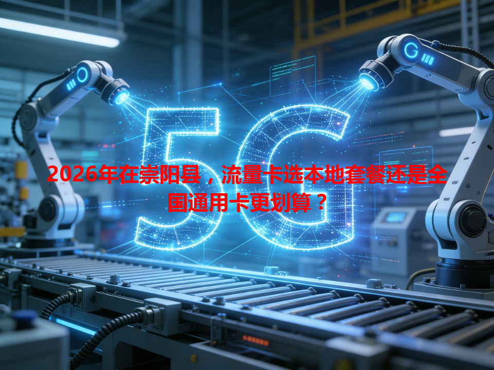 2026年在崇阳县，流量卡选本地套餐还是全国通用卡更划算？