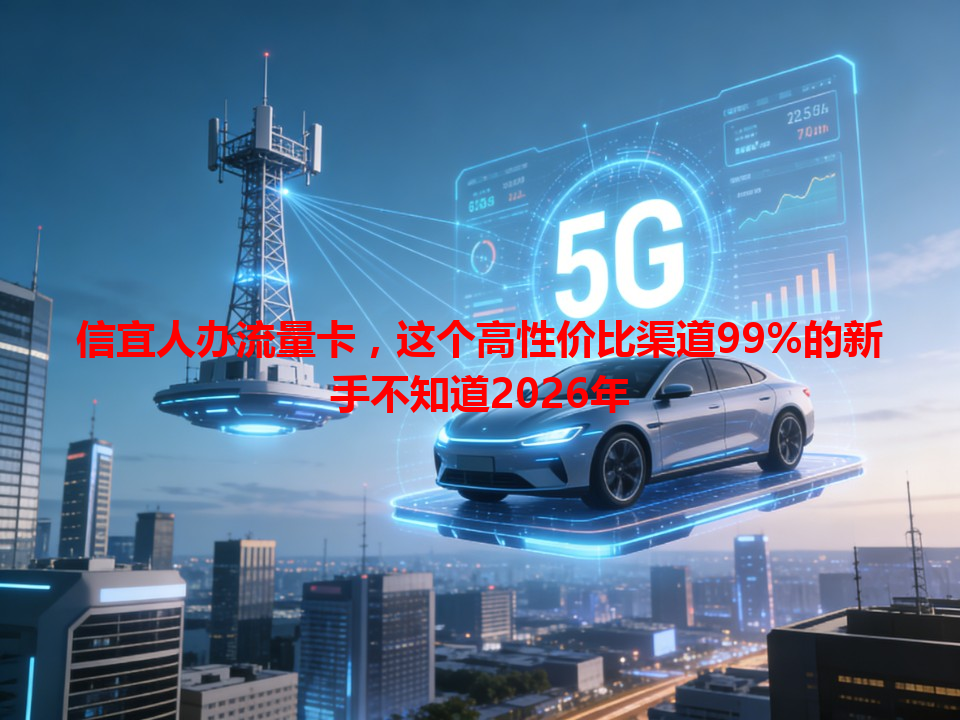 信宜人办流量卡，这个高性价比渠道99%的新手不知道2026年