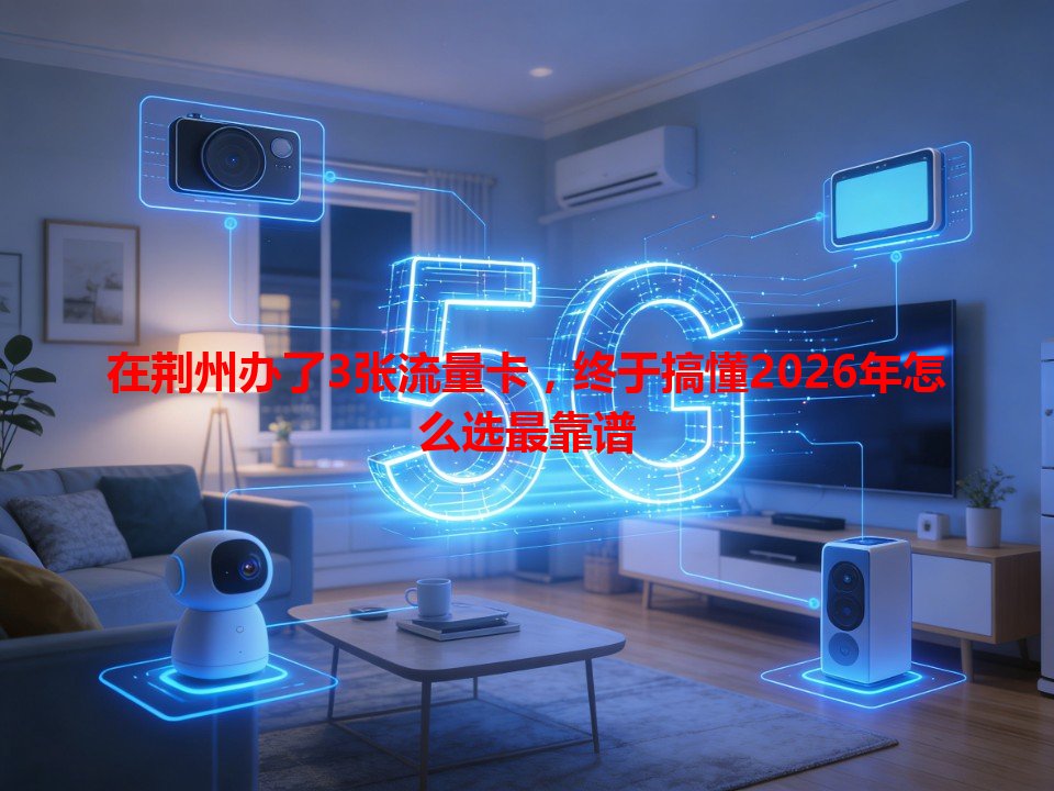 在荆州办了3张流量卡，终于搞懂2026年怎么选最靠谱