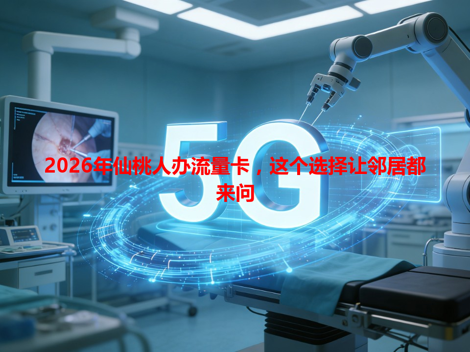 2026年仙桃人办流量卡，这个选择让邻居都来问