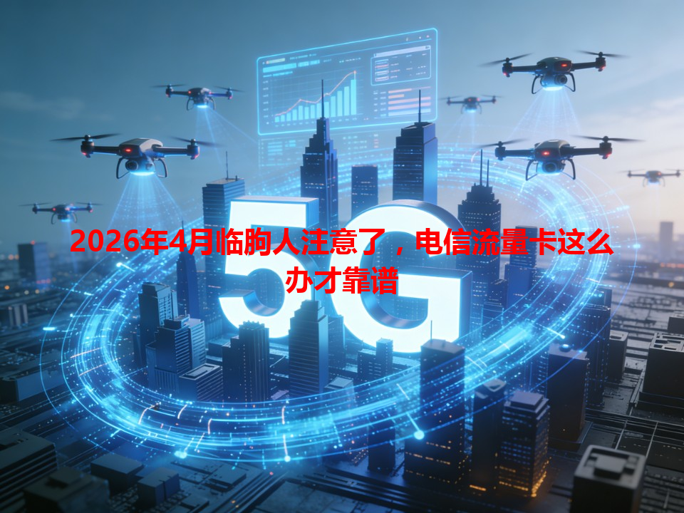 2026年4月临朐人注意了，电信流量卡这么办才靠谱