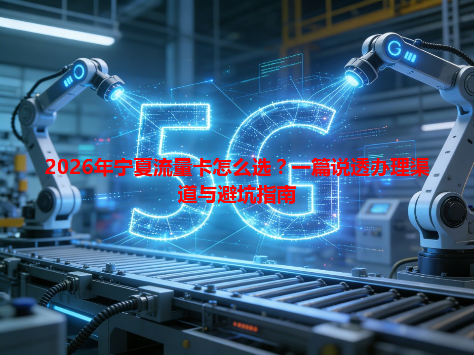 2026年宁夏流量卡怎么选？一篇说透办理渠道与避坑指南