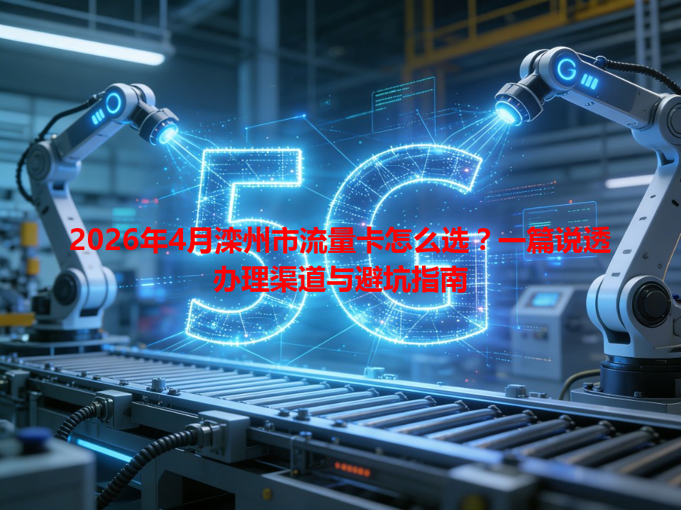 2026年4月滦州市流量卡怎么选？一篇说透办理渠道与避坑指南