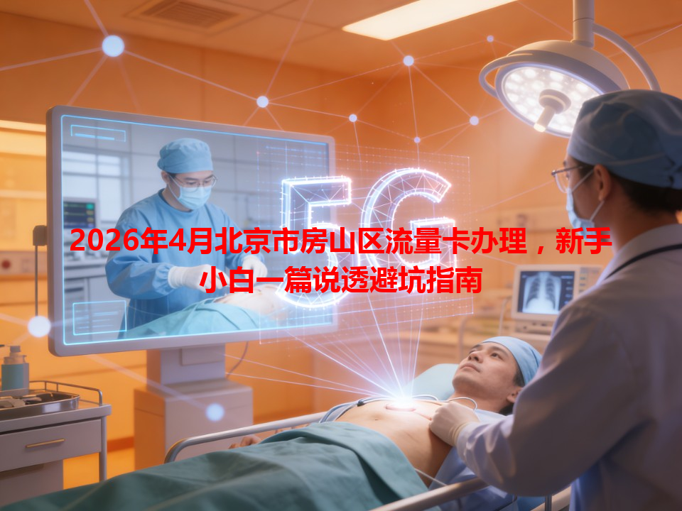 2026年4月北京市房山区流量卡办理，新手小白一篇说透避坑指南