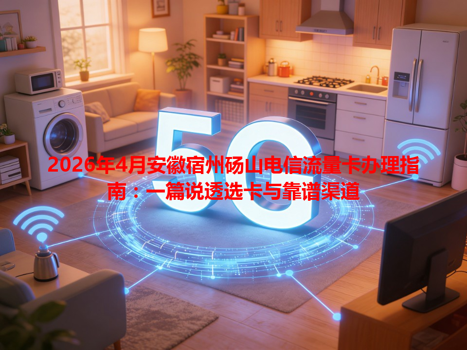 2026年4月安徽宿州砀山电信流量卡办理指南：一篇说透选卡与靠谱渠道
