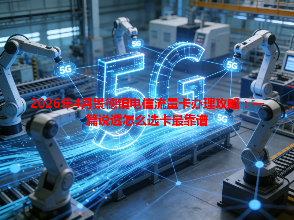 2026年4月景德镇电信流量卡办理攻略：一篇说透怎么选卡最靠谱