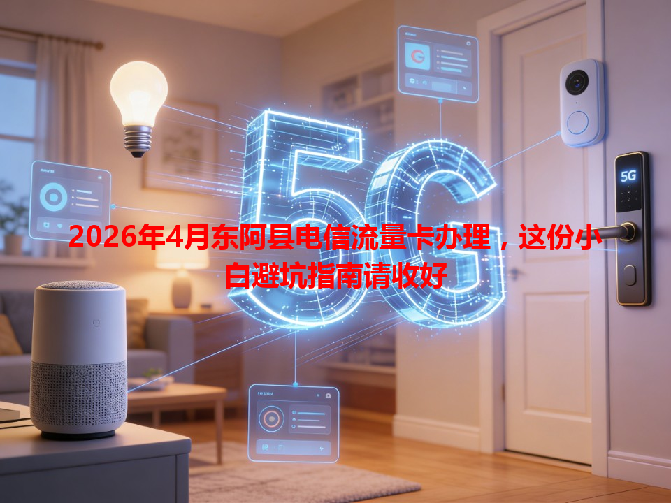 2026年4月东阿县电信流量卡办理，这份小白避坑指南请收好