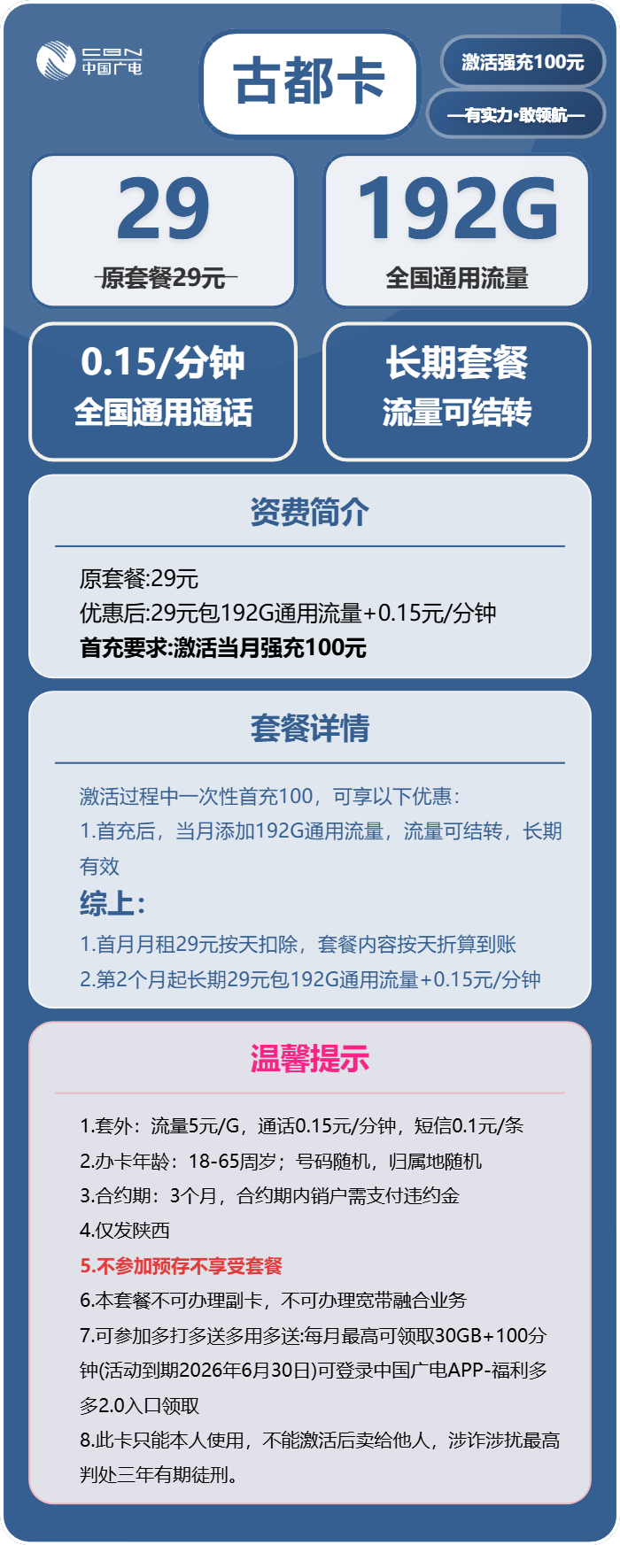 广电古都卡详情