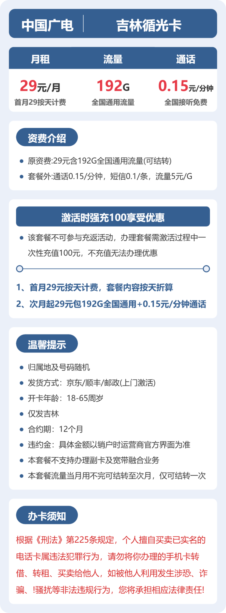 广电吉林循光卡详情