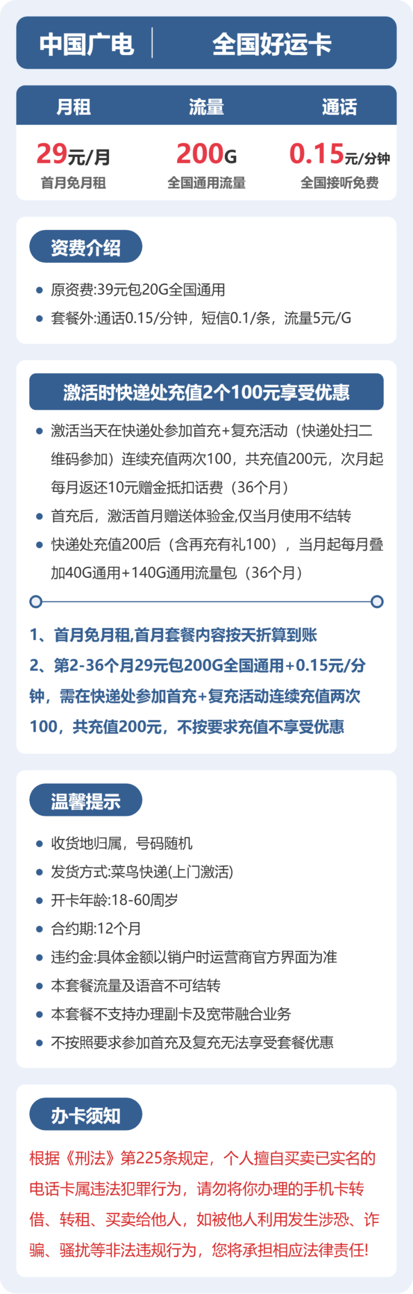 广电全国好运卡详情